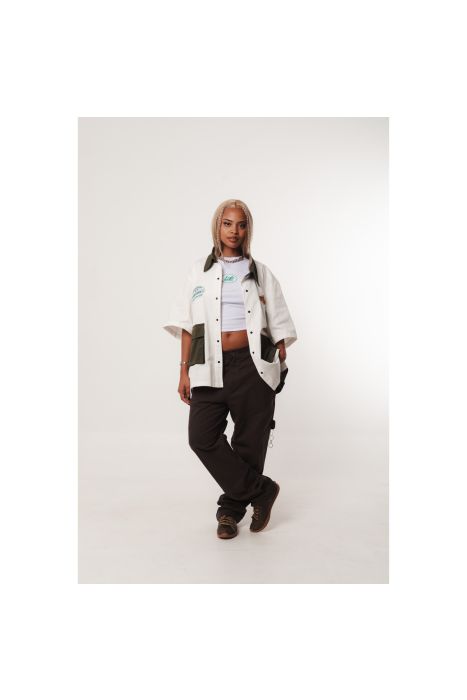 LAB CAMISA DE BOTÃO OVERSIZED OFFWHITE