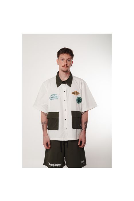 LAB CAMISA DE BOTÃO OVERSIZED OFFWHITE