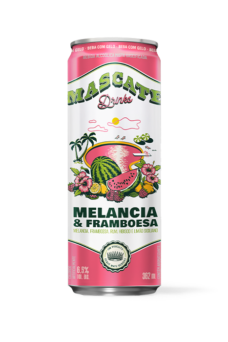 MASCATE MELANCIA & FRAMBOESA - 362ML CX8