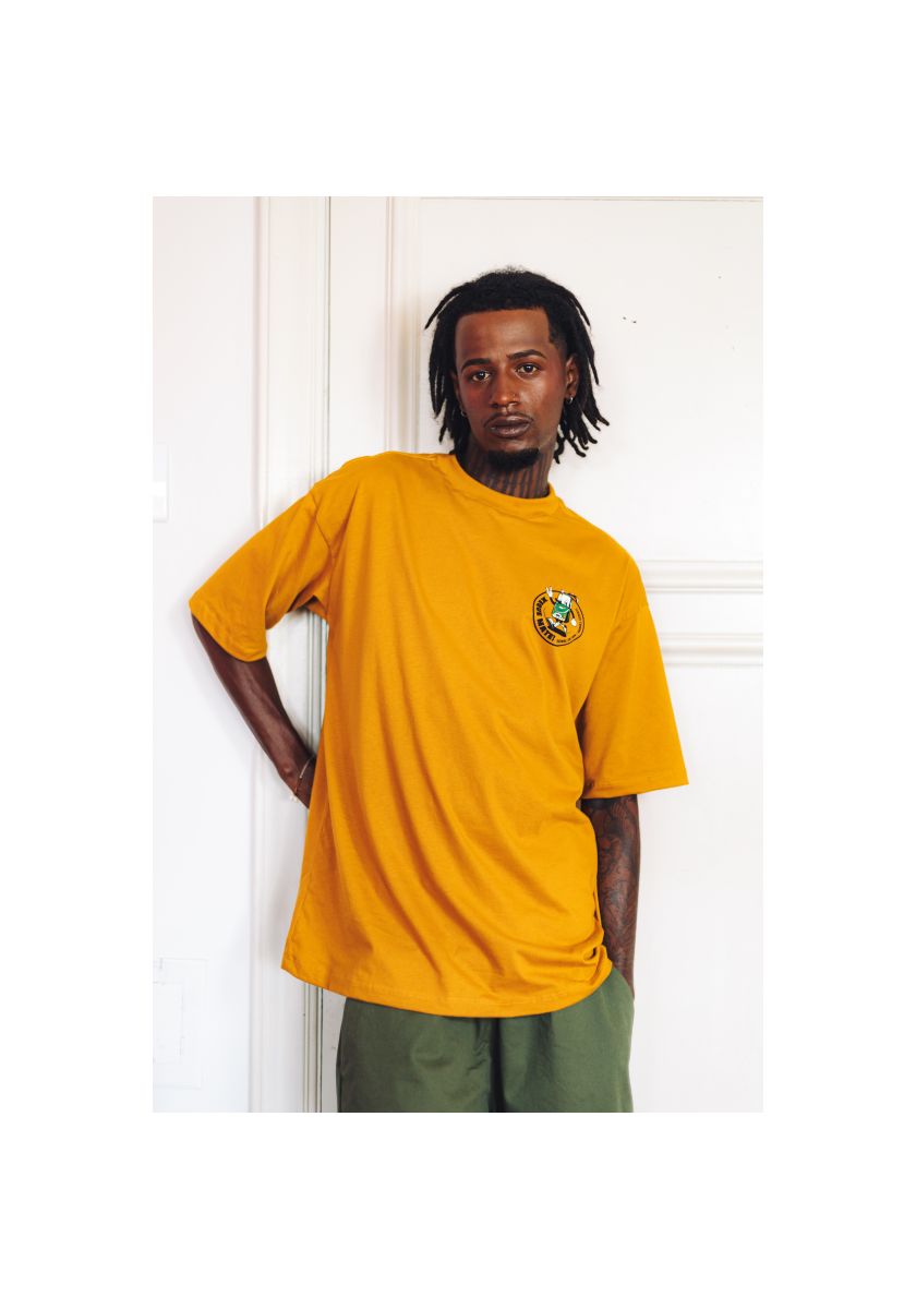 LAB CAMISETA PARÇAS OVERSIZED AMARELA