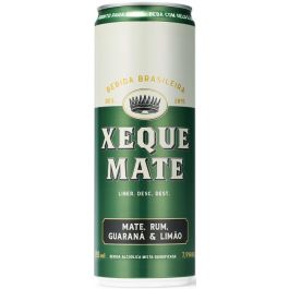 Kit 6 Latas Bebida Xeque Mate Draft Rum 355ml Saboroso Limão